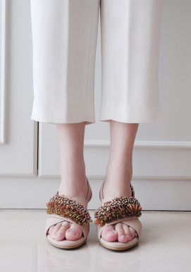 CAVVA MID HEELS NUDE CAVVA MID HEELS NUDE